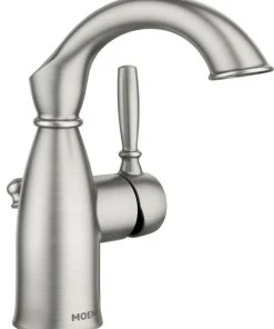 Moen 84144 Sarona 1.2 GPM 1 Hole Bathroom Faucet - Spot Resist Brushed Nickel