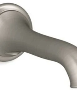Kohler Artifacts Wall-Mount Bath Spout With Flare Design, Vibrant Brushed Nickel