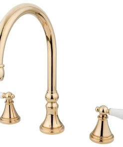 Kingston Brass Roman Tub Faucet, Polished Brass