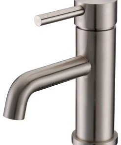 Vanity Art LLC Vanity Art Single-Handle Faucet, Brushed Nickel, 6.5"
