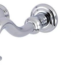 Kingston Brass KS3021PL Two-Handle Wall Mount Tub Faucet, Polished Chrome