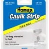 Homax Products Homax® 34015 Tub & Wall Caulk Strip, White, 7/8" X 11'