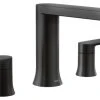 Moen Two-Handle Roman Tub Faucet Matte Black, T908BL