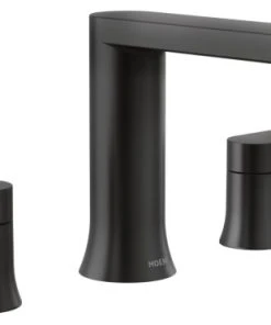 Moen Two-Handle Roman Tub Faucet Matte Black, T908BL
