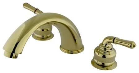 Kingston Brass KB36X-P Roman Tub Faucet, Polished Brass 1 Kingston Brass KB36X-P Roman Tub Faucet, Polished Brass