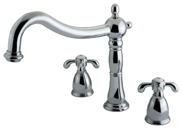 Kingston Brass Roman Tub Faucet, Polished Chrome 1 Kingston Brass Roman Tub Faucet, Polished Chrome