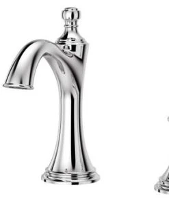 Pfister LG49-TB0 Tisbury 1.2 GPM Widespread Bathroom Faucet - - Polished Chrome