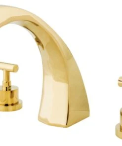 Kingston Brass Roman Tub Faucet, Polished Brass