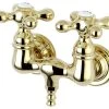Kingston Brass Vintage 3-3/8" Wall Mount Clawfoot Tub Filler