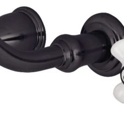 Kingston Brass KS3025PX Two-Handle Wall Mount Tub Faucet, Oil Rubbed Bronze