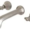 Kingston Brass KS4028AL Metropolitan 2-Handle Wall Mount Tub Faucet, Brushed Nickel