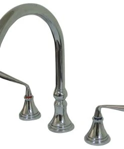 Kingston Brass Silver Sage Two Handle Roman Tub Filler