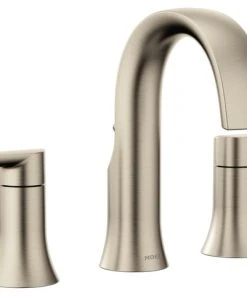 Moen Doux Two-Handle Bathroom Faucet, Brushed Nickel