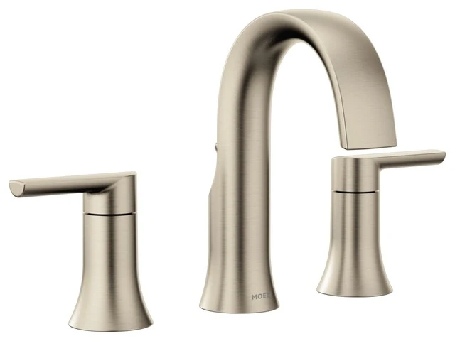 Moen Doux Two-Handle Bathroom Faucet, Brushed Nickel 1 Moen Doux Two-Handle Bathroom Faucet, Brushed Nickel