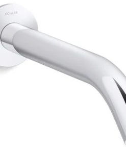 Kohler Components Wall-Mount Non-Diverter Bath Spout, Polished Chrome