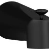 Symmons 352TS Dia 7" Integrated Diverter Tub Spout - Matte Black