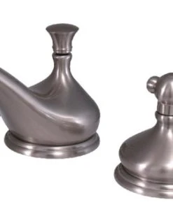 Kingston Brass Widespread Bathroom Faucet With Brass Pop-Up, Brushed Nickel