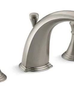 Kohler Devonshire Deck-/Rim-Mount Bath Faucet Trim, Vibrant Brushed Nickel