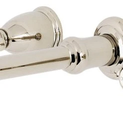 Kingston Brass Two-Handle Wall Mount Tub Faucet, Polished Nickel
