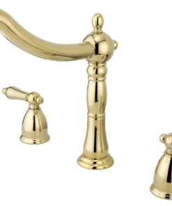 Kingston Brass Roman Tub Faucet, Polished Brass