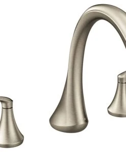 Moen Eva 2-Handle High Arc Roman Tub Faucet, Brushed Nickel
