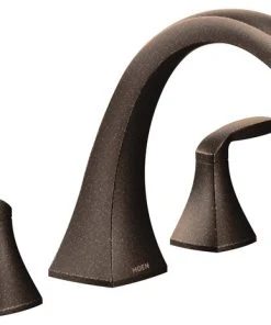 Moen Voss Oil Rubbed Bronze Two-Handle Roman Tub Faucet T693ORB
