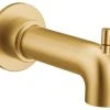 Moen 3346 Cia 6-1/2" Integrated Diverter Tub Spout - Brushed Gold