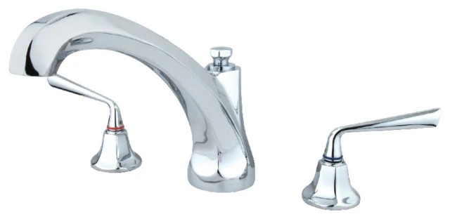 Kingston Brass Roman Tub Faucet, Polished Chrome 1 Kingston Brass Roman Tub Faucet, Polished Chrome