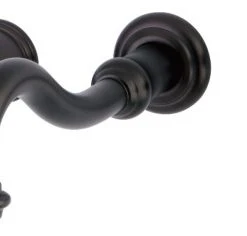 Kingston Brass KS3025PL Two-Handle Wall Mount Tub Faucet, Oil Rubbed Bronze