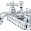 Kingston Brass 4" Centerset Bathroom Faucet, Polished Chrome