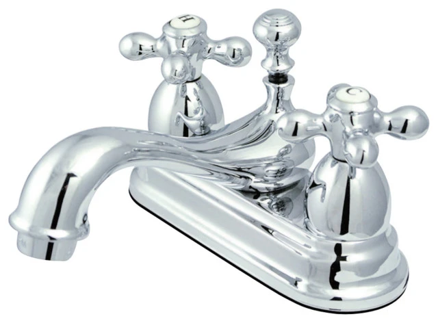 Kingston Brass 4" Centerset Bathroom Faucet, Polished Chrome 1 Kingston Brass 4" Centerset Bathroom Faucet, Polished Chrome