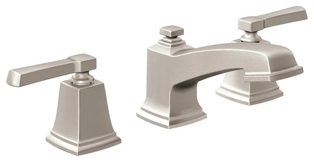 Moen T6220 Boardwalk Widespread Bathroom Faucet - Spot Resist Brushed Nickel 1 Moen T6220 Boardwalk Widespread Bathroom Faucet - Spot Resist Brushed Nickel