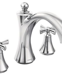 Moen Wynford 2-Handle Non Diverter Roman Tub Faucet, Chrome