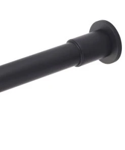 Pioneer Industries, Inc. Single Handle Wall Mount Roman Tub Set, Matte Black