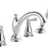 Delta Faucet Delta Linden Traditional Roman Tub With Hand Shower Trim, Chrome, T4793