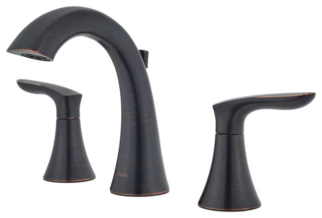 Pfister Weller 2-Handle 8" Widespread Bathroom Faucet, Tuscan Bronze 1 Pfister Weller 2-Handle 8" Widespread Bathroom Faucet, Tuscan Bronze