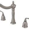 Kingston Brass Silver Sage 2-Handle Roman Tub Filler, Satin Nickel
