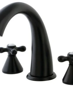 Kingston Brass Naples Roman Tub Faucets With Oil Rubbed Bronze Finish KS2365AX