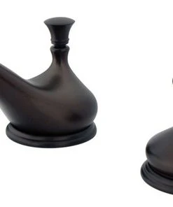 Kingston Brass Widespread Bathroom Faucet With Brass Pop-Up, Oil Rubbed Bronze