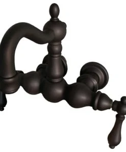 Kingston Brass 3-3/8" Wall Mount Tub Faucet, Oil Rubbed Bronze