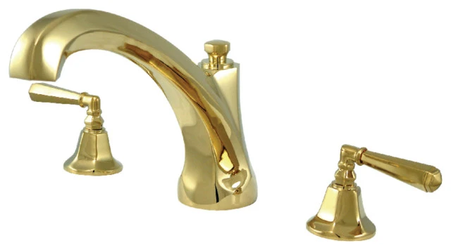 Kingston Brass Roman Tub Faucet, Polished Brass 1 Kingston Brass Roman Tub Faucet, Polished Brass