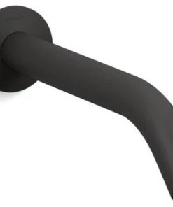 Kohler Components Wall-Mount Non-Diverter Bath Spout, Matte Black