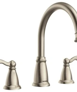 Moen Traditional Spot Resist Brushed Nickel 2-Handle Roman Tub Faucet T624SRN
