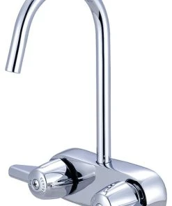Central Brass 0208 Double Handle Tub Filler - Polished Chrome