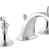 Kohler Devonshire Widespread Bathroom Faucet W/ Lever Handles, Polished Chrome