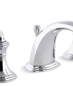 Kohler Devonshire Widespread Bathroom Faucet W/ Lever Handles, Polished Chrome