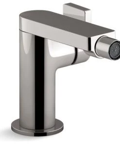 Kohler Composed Single-Handle Bidet Faucet With Lever Handle, Vibrant Titanium