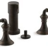 Kohler Devonshire Vertical Spray Bidet Faucets, Oil-Rubbed Bronze
