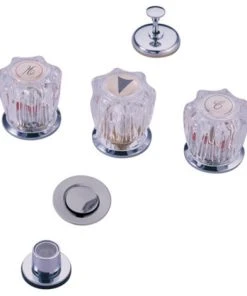 Kingston Brass KB31 Widespread Bidet Faucet - Polished Chrome