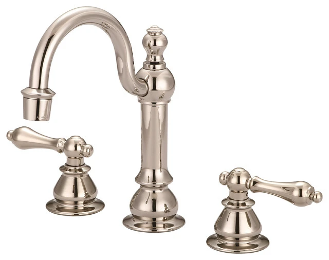 Water Creation Vintage Classic Widespread Lavatory Faucet With Pop-Up Drain 1 Water Creation Vintage Classic Widespread Lavatory Faucet With Pop-Up Drain